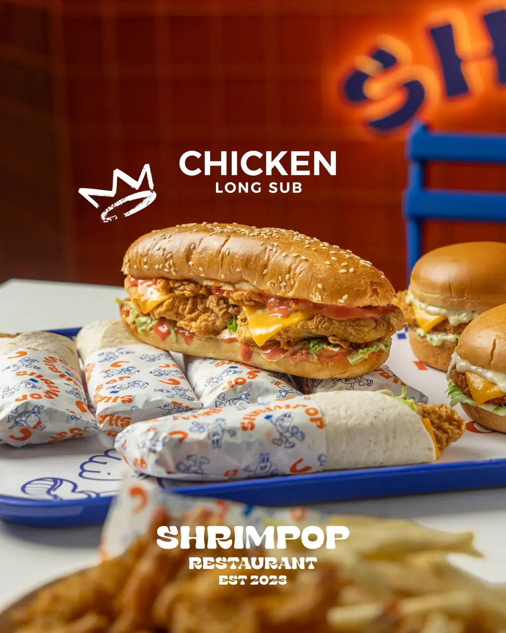 Chicken long sub
